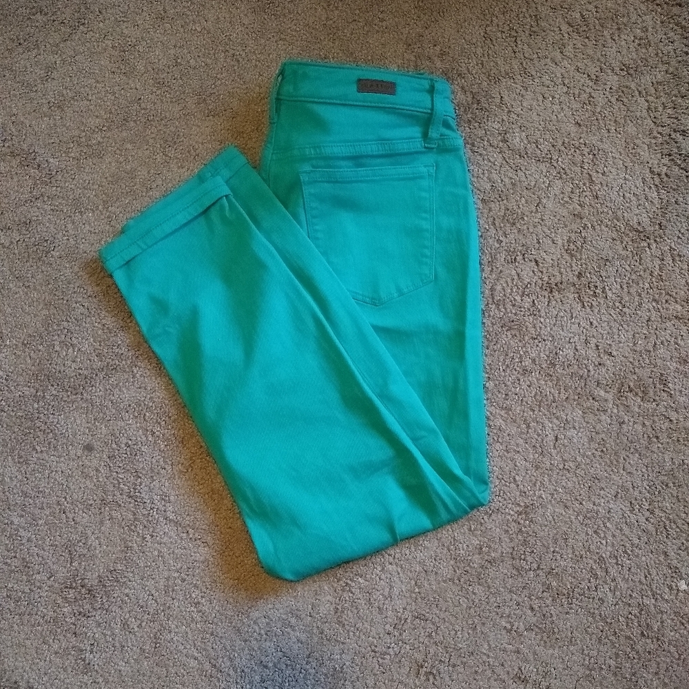 Lila Ryan Ganchala Green Ankle Jeans